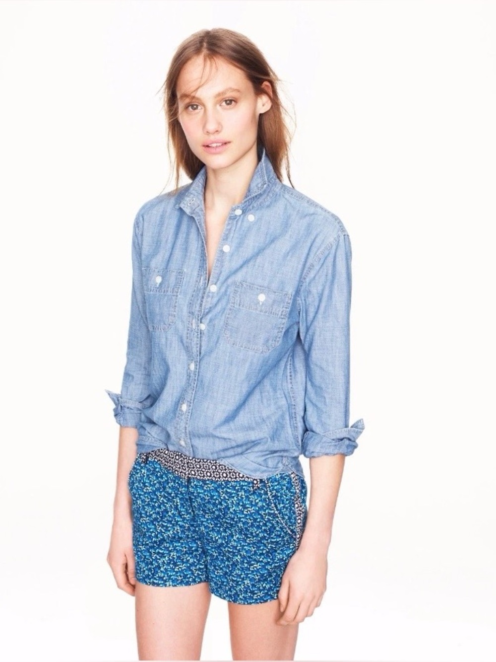 J. Crew 3" chino short in flowerpatch Floral print
Sz 6